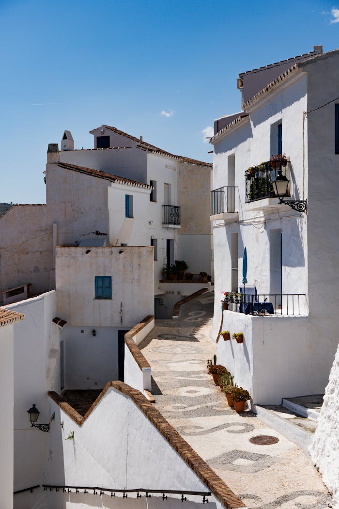 Discover the old-world charm of Frigiliana's cobblestone streets in Andalusia, Spain.